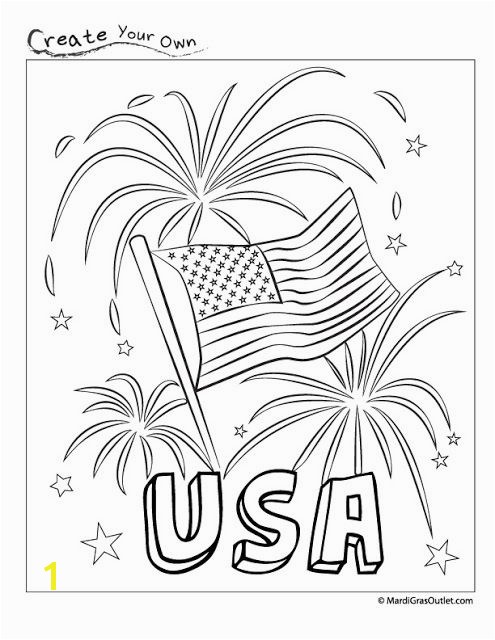 Coloring Pages for the Fourth Of July Party Ideas by Mardi Gras Outlet In 2018