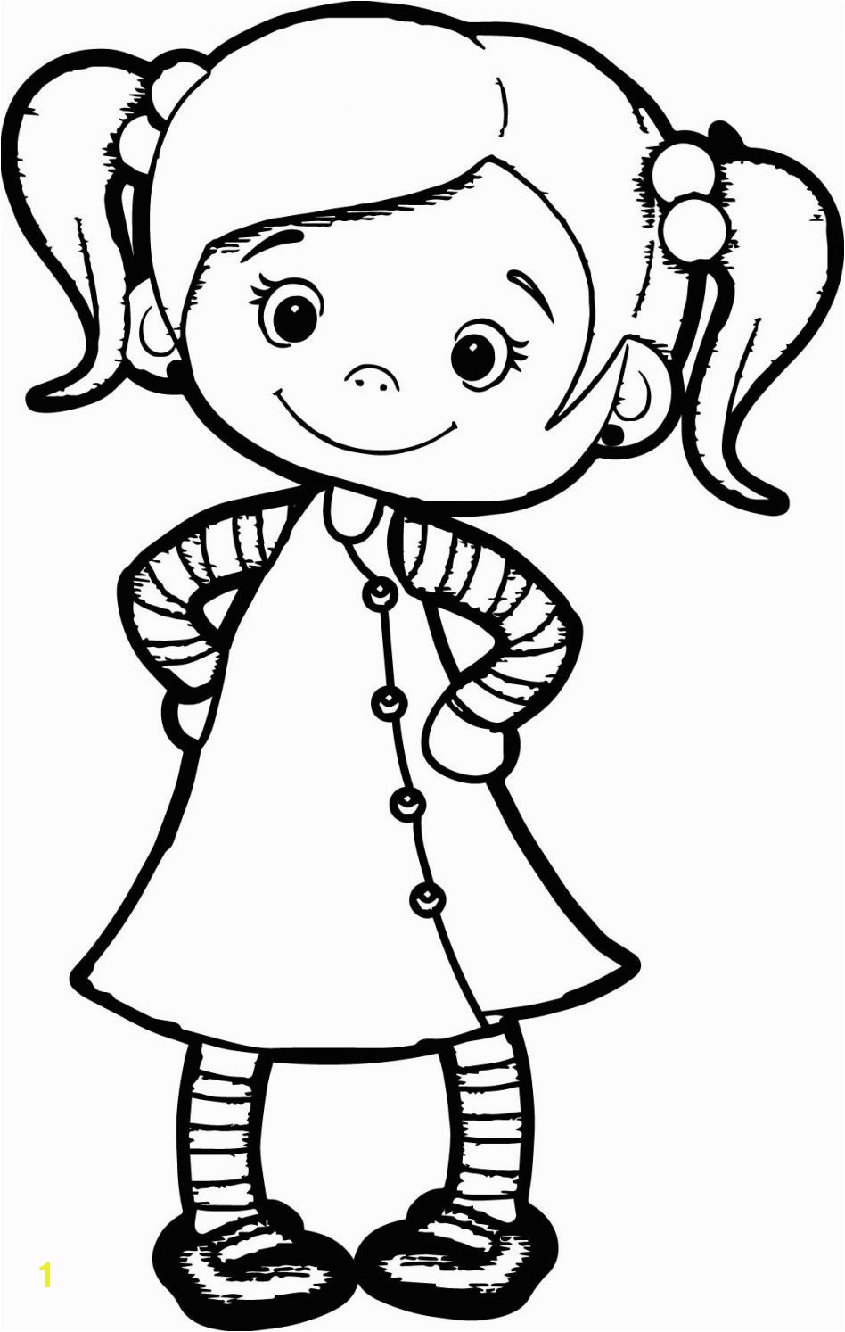 Coloring Page A Girl 53 with Coloring Page A Girl