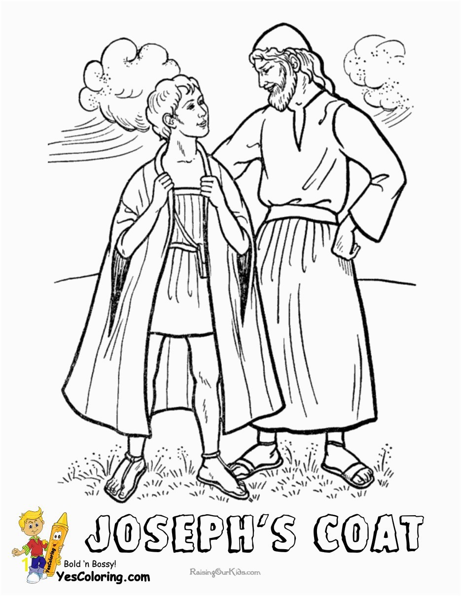 Joseph Coloring Pages Joseph Coat Coloring Page 6png Josephs Coat Many Colors