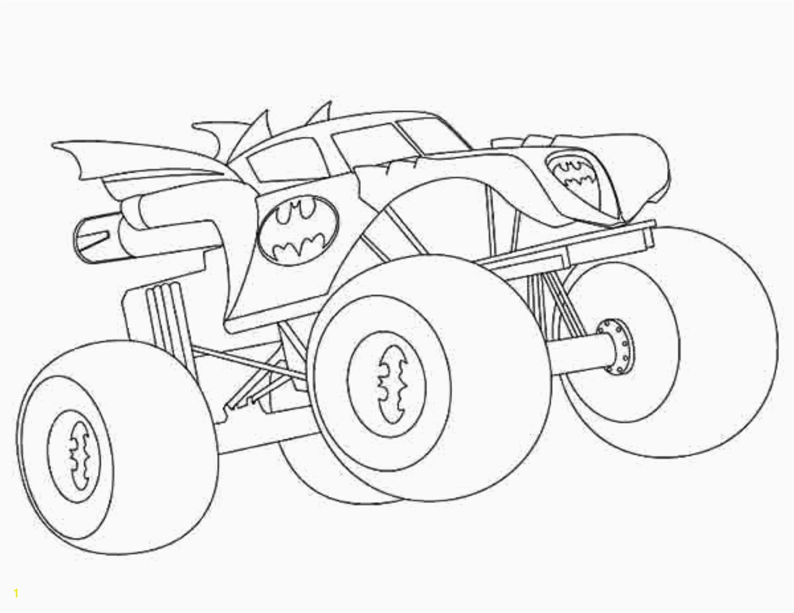 Truck Coloring Pages Heathermarxgallerybatman Monster Truck Coloring Pages