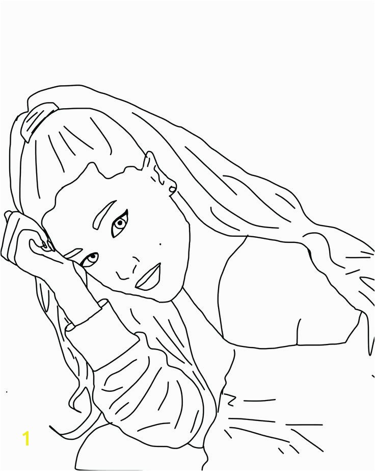 Exciting Ariana Grande Coloring Pages Coloring For Pretty Ariana Grande Coloring Pages Coloring Page Awesome Drawing Break Coloring