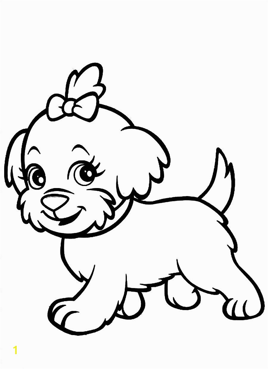 Luxury coloring pages of cute dogs and puppies 6