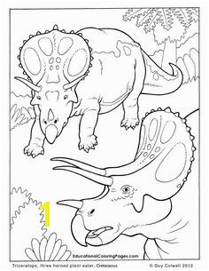 Triceratops coloring pages dinosaur colouring pages these are great