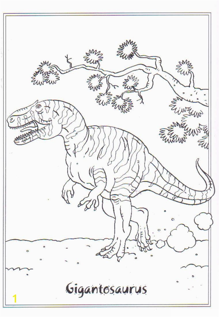 coloring page Dinosaurs 2 Gigantosaurus