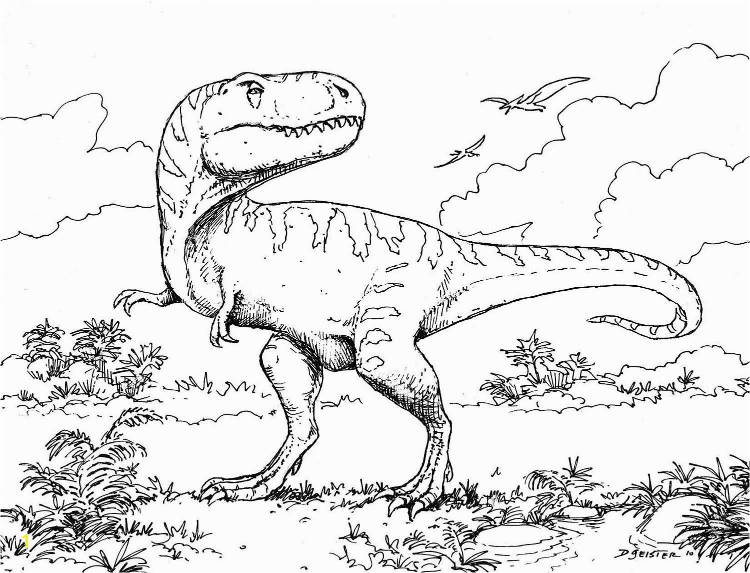 Coloring Pages Of Dinosaurs for Preschoolers Free Printable Dinosaur Coloring Pages for Kids Fun