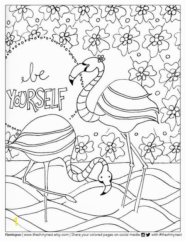 Coloring Pages Of Flamingos Flamingo Coloring Page Free Printable Coloring Video Tutorial