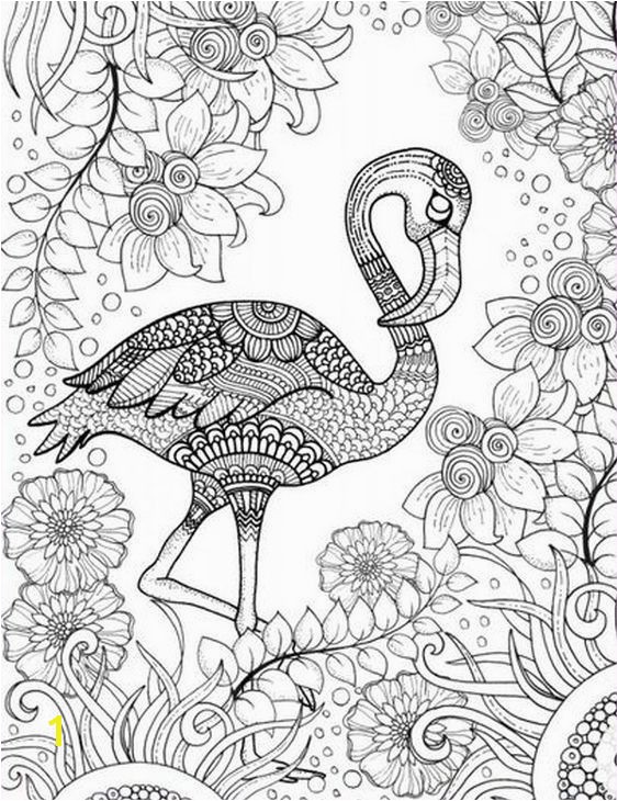 Coloring Pages Of Flamingos Flamingo Coloring Pages 125 Best Abstract Coloring Pages