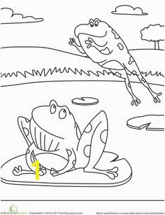 Coloring Pages Of Frogs and Lilypads Coloring Pages Of Around the Pond