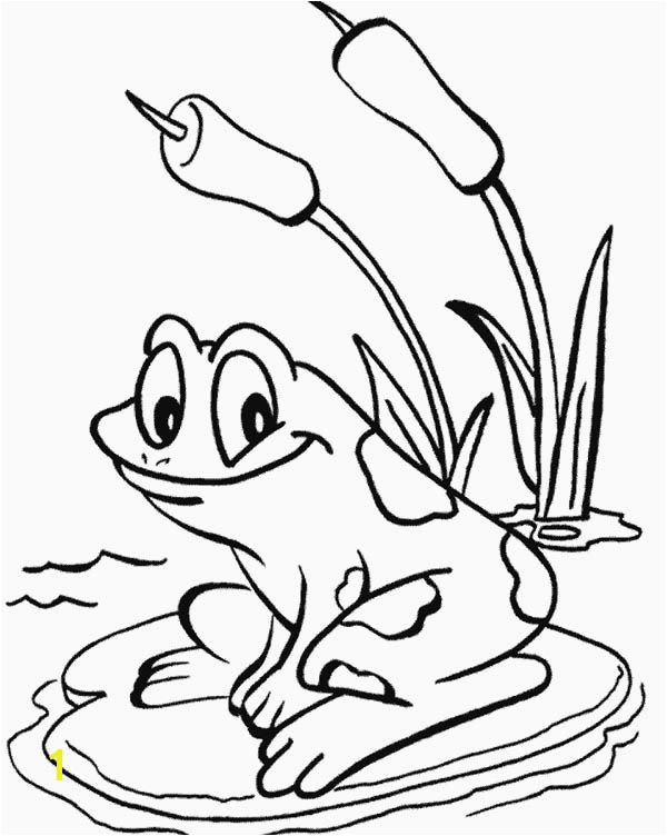 coloring pages of around the pond