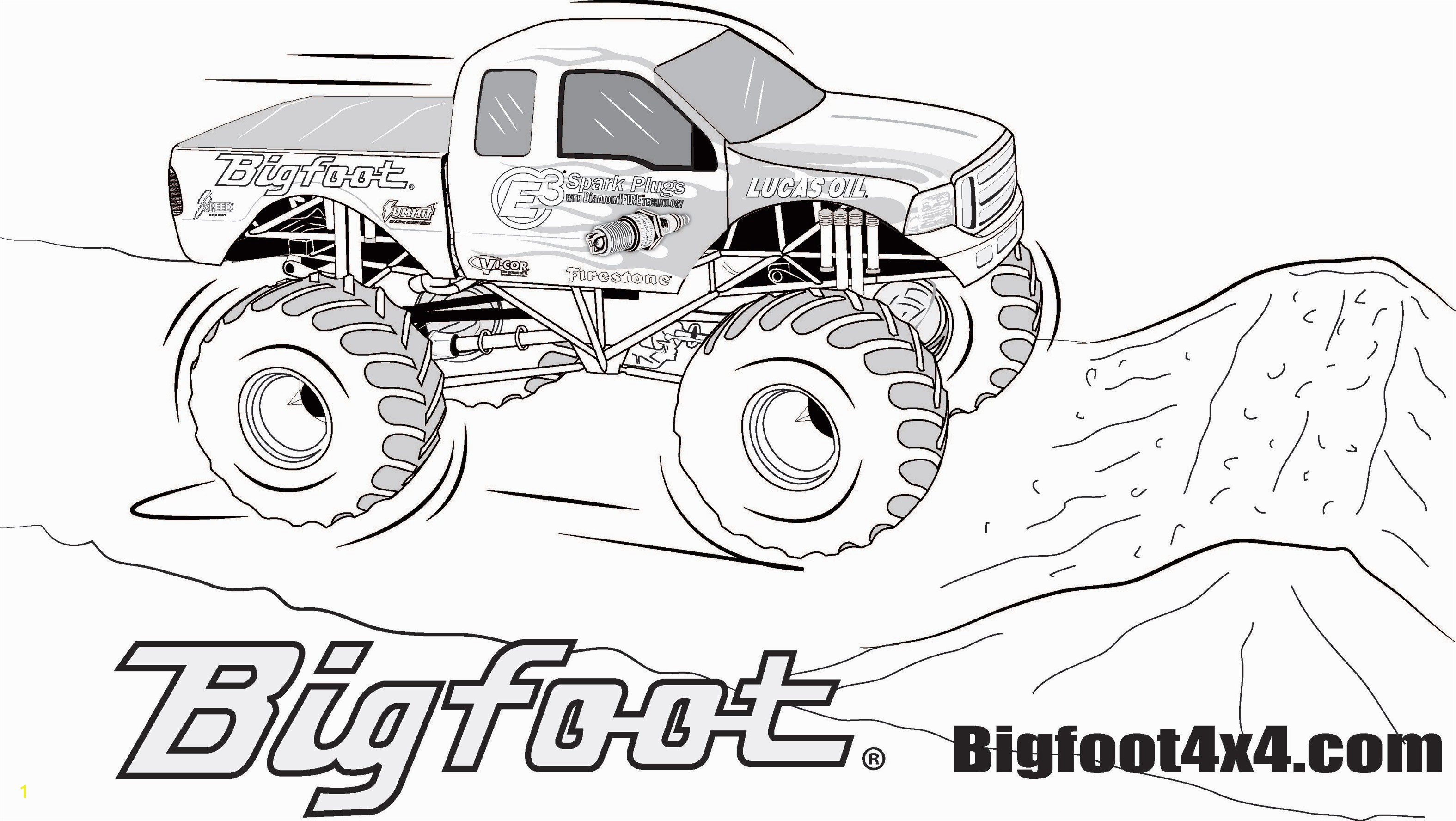 Coloring Pages Monster Trucks Ford Truck Coloring Pages Cool Coloring Pages