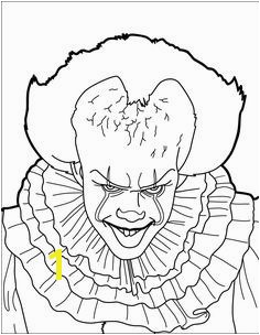 Pennywise the Clown Coloring Pages Unique Pin by Marie Lauzon Trace Pinterest 11 Awesome