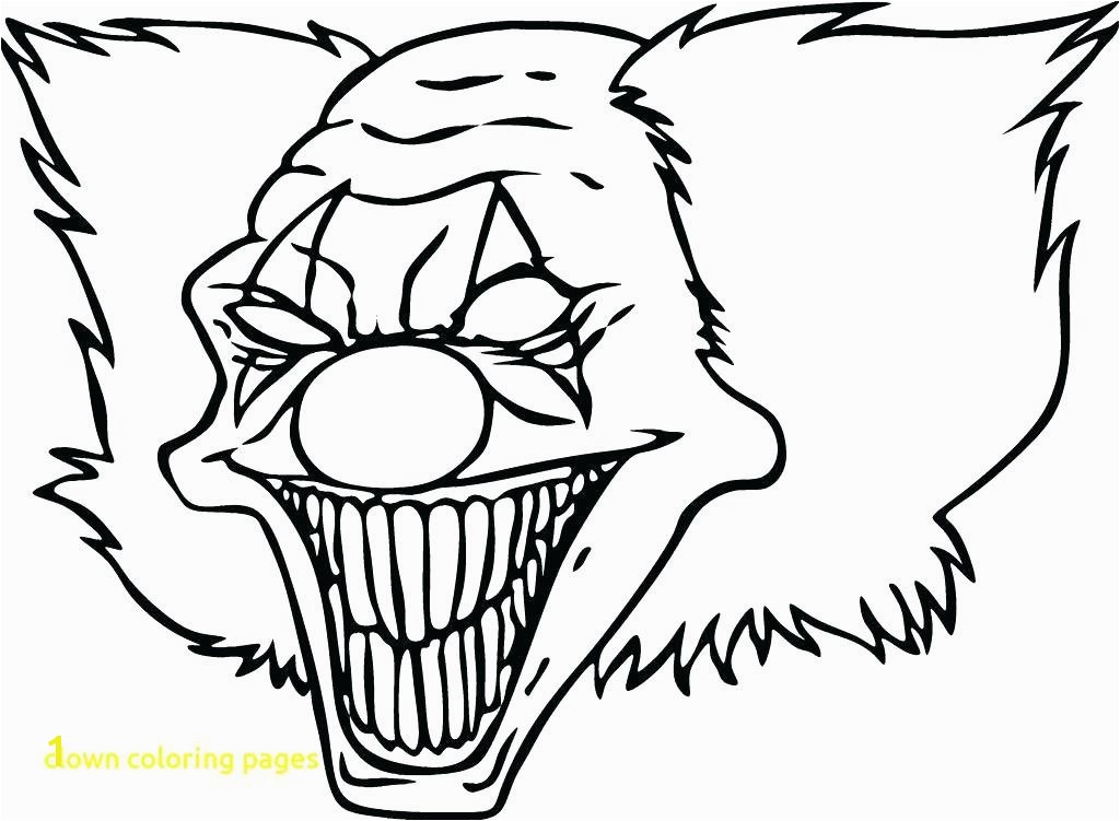 Coloring Pages Of Pennywise the Clown | divyajanan