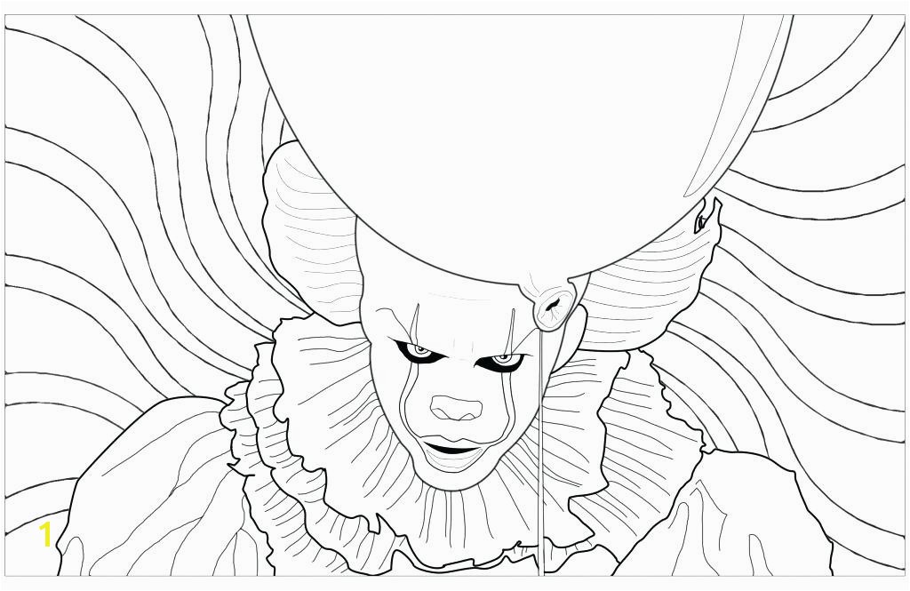 Pennywise Coloring Pages Printable The Clown Disney Cars Fresh Stock