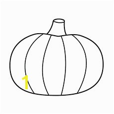 Simple Pumpkin Coloring Pages