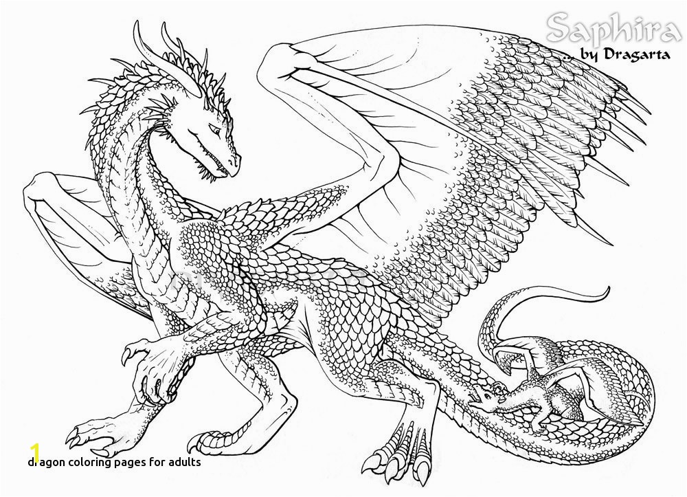 Realistic Dragon Coloring Pages For Adults 20 Awesome Chinese Dragon Coloring Pages