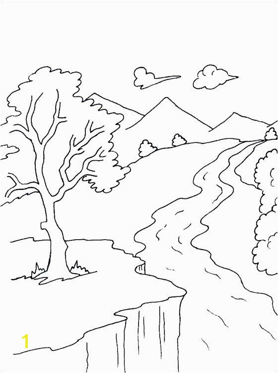 River coloring page