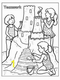 Coloring Pages Of Sandcastles 187 Best Summer Coloring Pages Images On Pinterest
