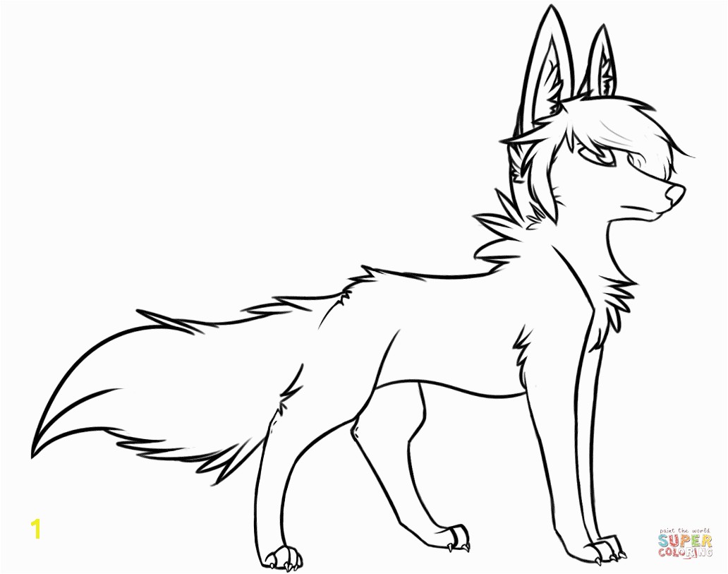 Coloring Pages Of Wolves Wolf Coloring Pages