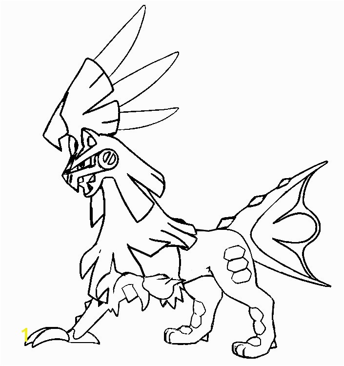 Coloring page Silvally