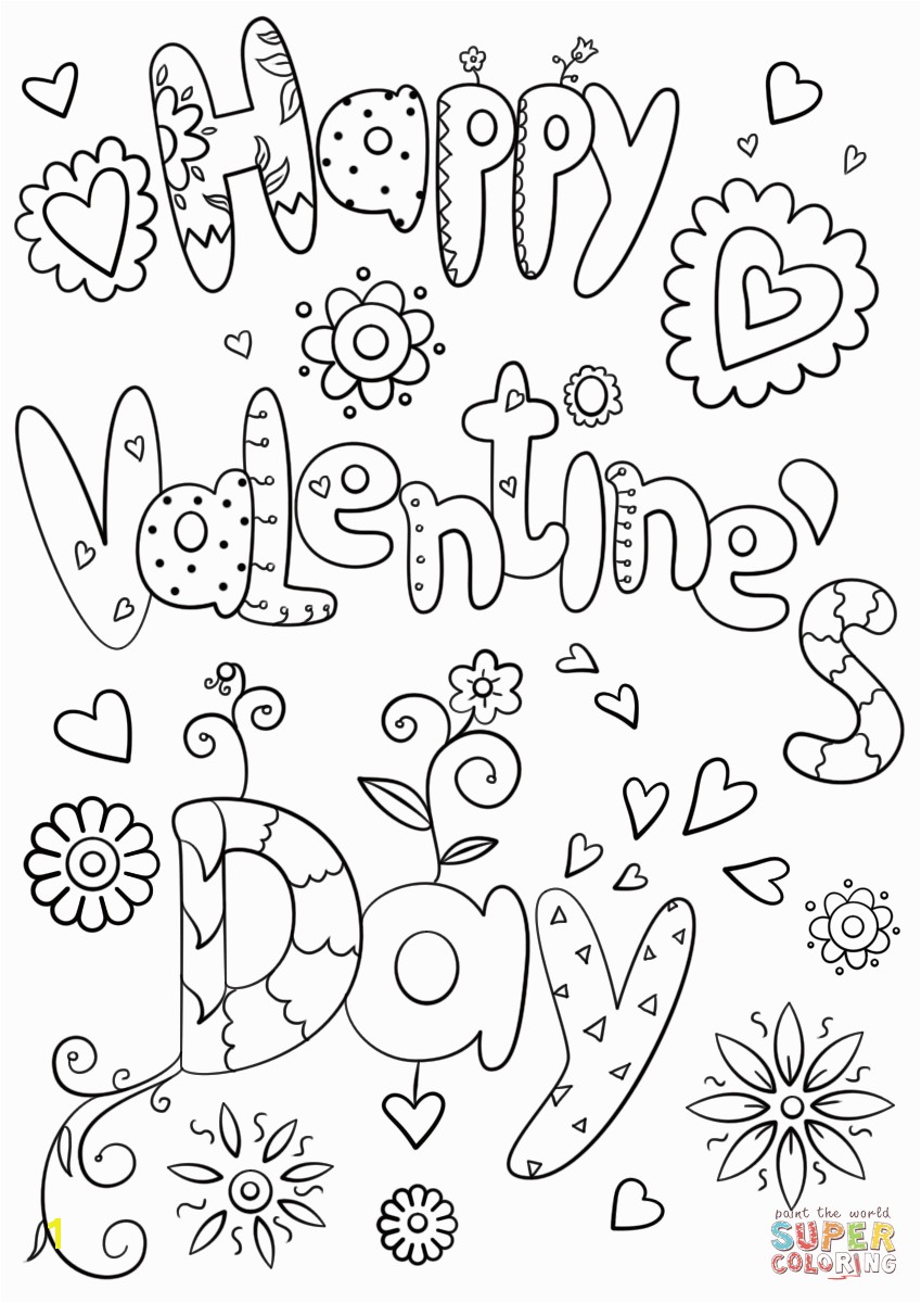 the Happy Valentine s Day coloring pages to view printable version or color it online patible with iPad and Android tablets