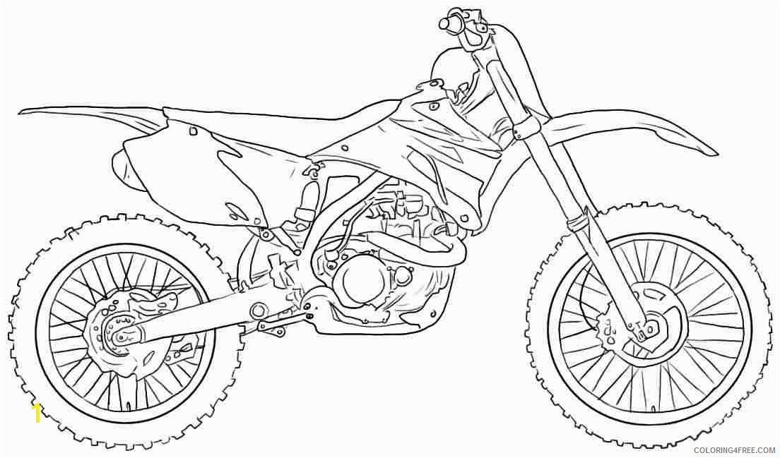 dirt bike coloring pages motocross Coloring4free