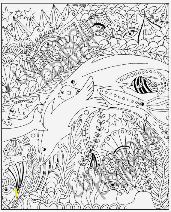 Coral Reef Coloring Page 20 Beautiful Coral Reef Animals and Plants Coloring Pages