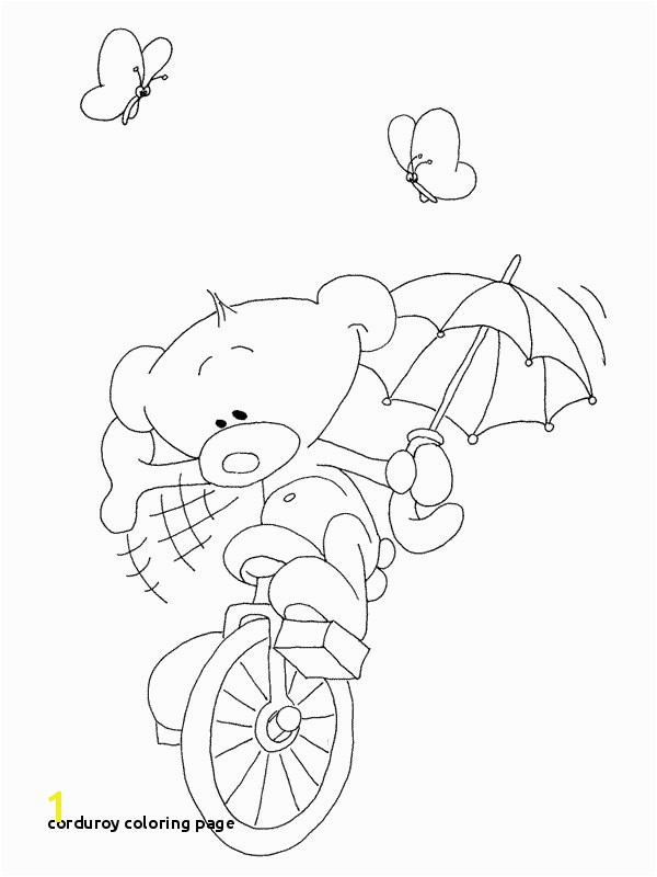 Corduroy Bear Printable Coloring Page Corduroy Coloring Page