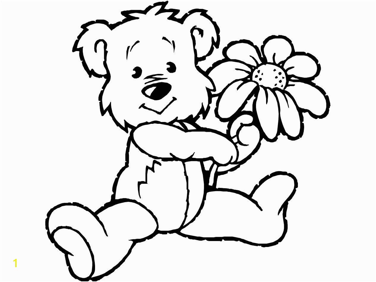 Teddy Bear Coloring Pages Theme