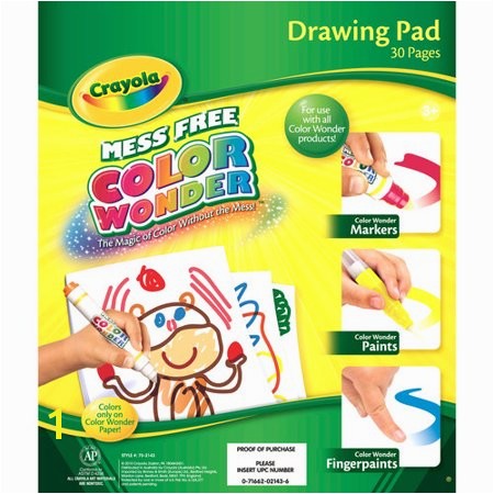 Crayola Color Wonder 30 Page Refill Paper Crayola Color Wonder Drawing Pad 30 Pages Of Mess Free Canvas to