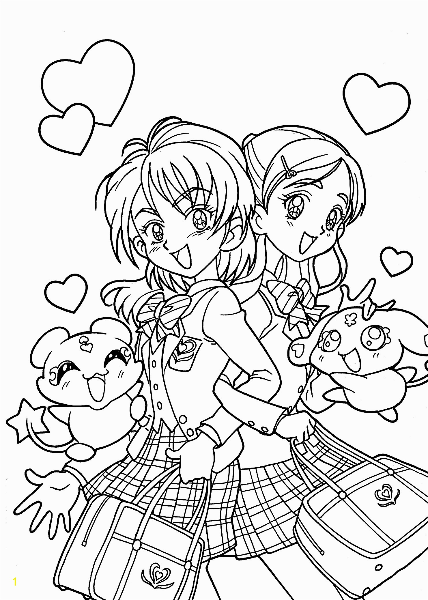 Cute Anime Coloring Pages Cute Anime Chibi Girl Coloring Pages Beautiful Printable Coloring