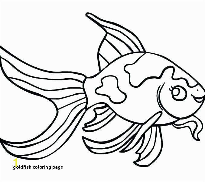 30 Goldfish Coloring Page