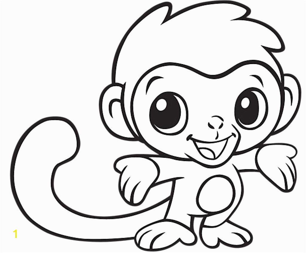 Cute Monkey Coloring Pages Cute Monkey Coloring Pages 78 with Thanhhoacar