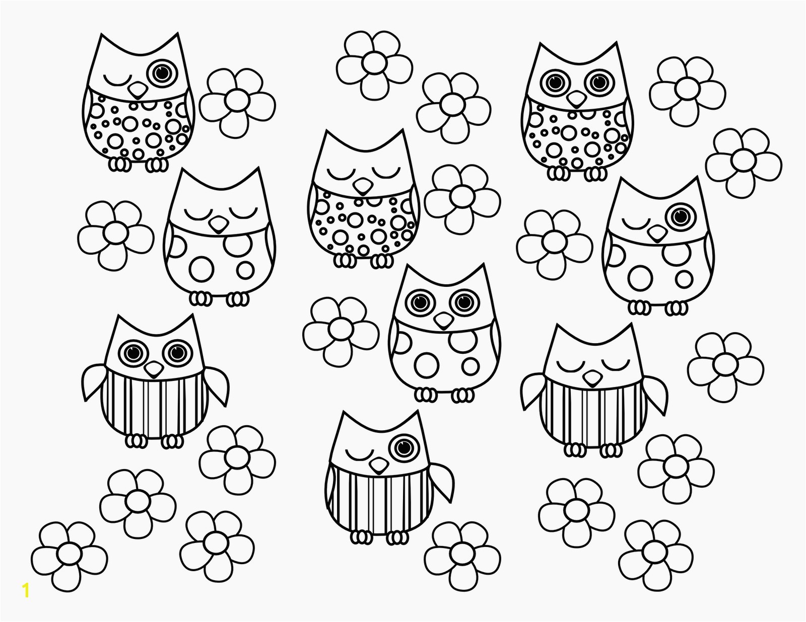 Cute Owl Coloring Pages 12 Elegant Cute Owl Coloring Pages