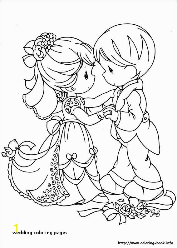 29 Wedding Coloring Pages Wedding Coloring Pages Precious Moments