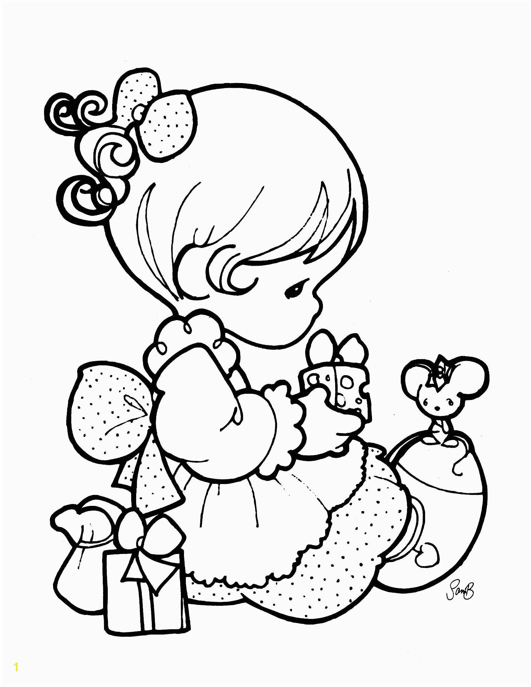 Cute Precious Moments Coloring Pages Cute Coloring Pages for Girls Printable Kids Colouring Girl Sheets