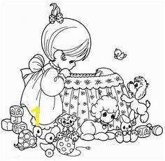 Coloring Pages precious moments