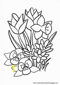 Cute Spring Flower Coloring Pages Flower Page Printable Coloring Sheets