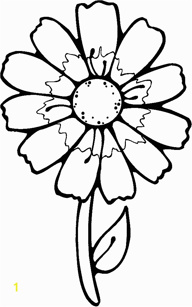 Printable Flowers To Color Flowers Coloring Pages
