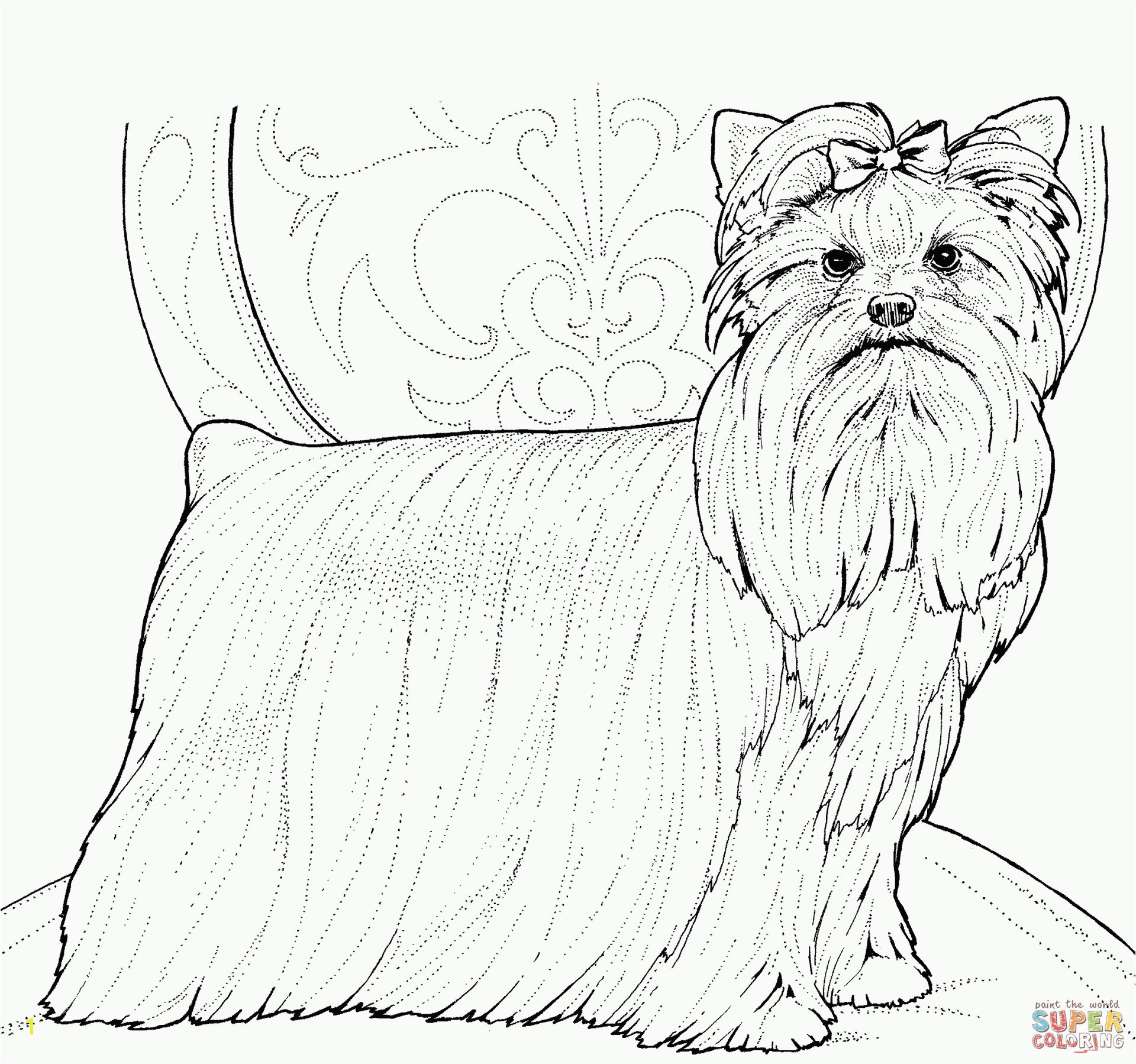 Cute Yorkie Coloring Pages Cute Yorkie Coloring Pages Inspirational Pitbull Coloring Pages