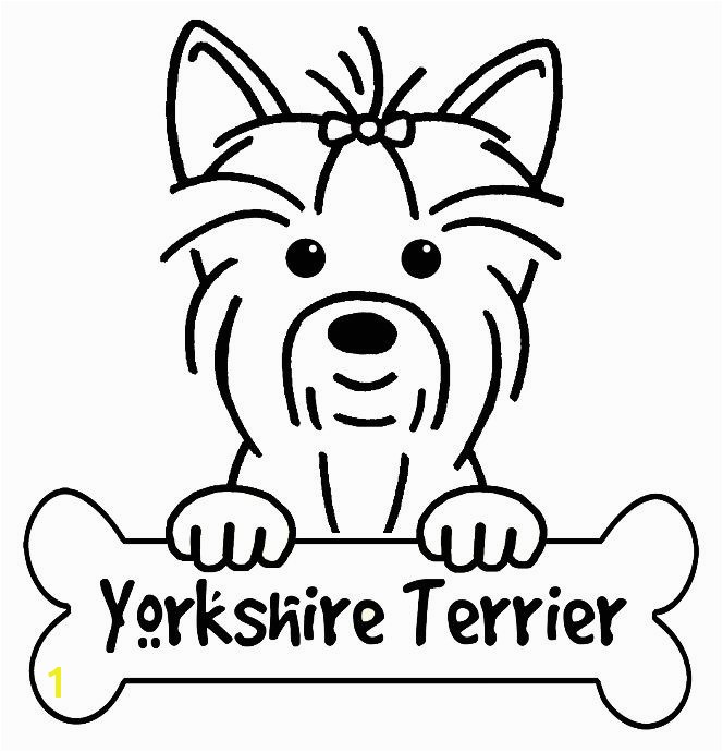 Cute Yorkie Coloring Pages New 28 Best Yorkies Pinterest