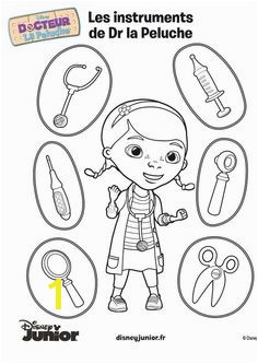 free printables Doc McStuffins coloring page cartoon coloring sheets for kids Print out disney junior cartoon Doc McStuffins coloring page for preschool