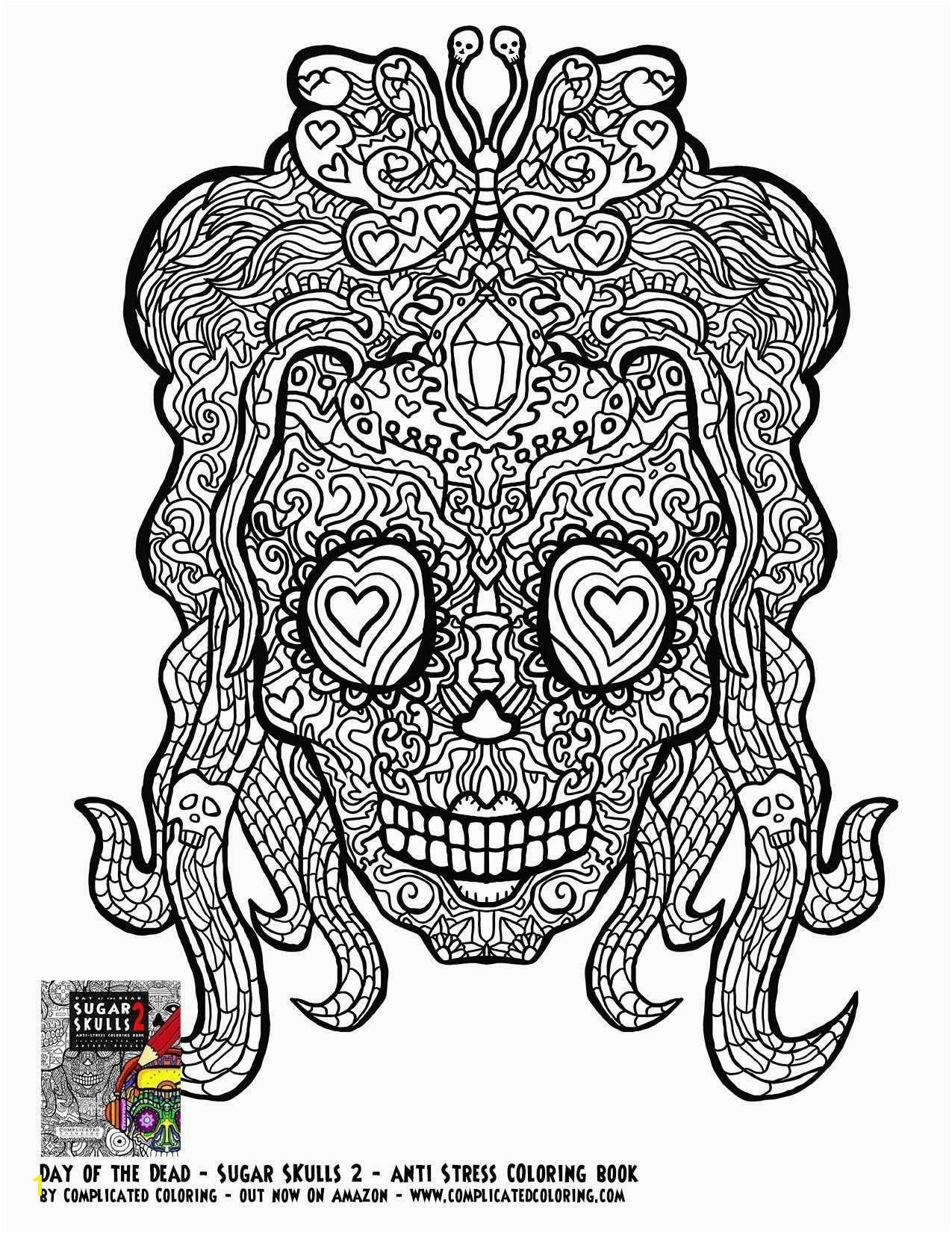 Girl Sugar Skulls Coloring Pages Printable Printable Coloring Book Pages for Adults New Sugar Skull Day