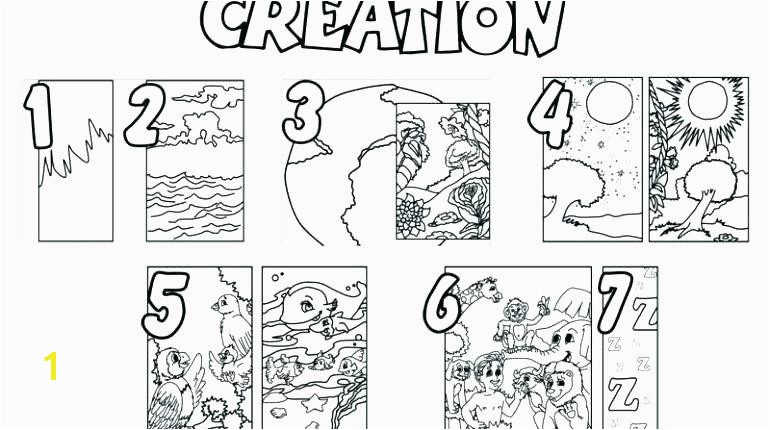 Days Creation Coloring Pages 9