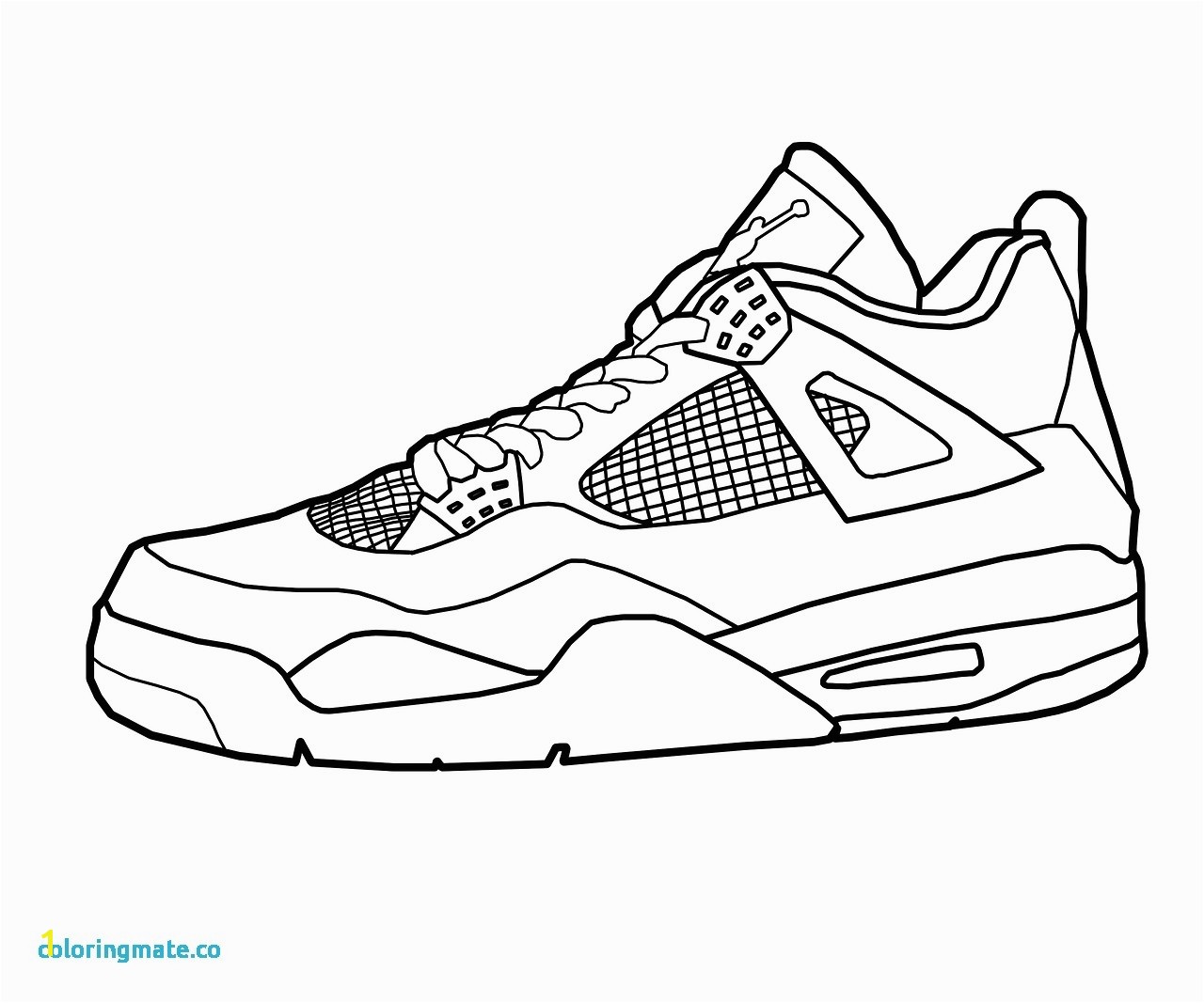 Jordan 12 Coloring Pages