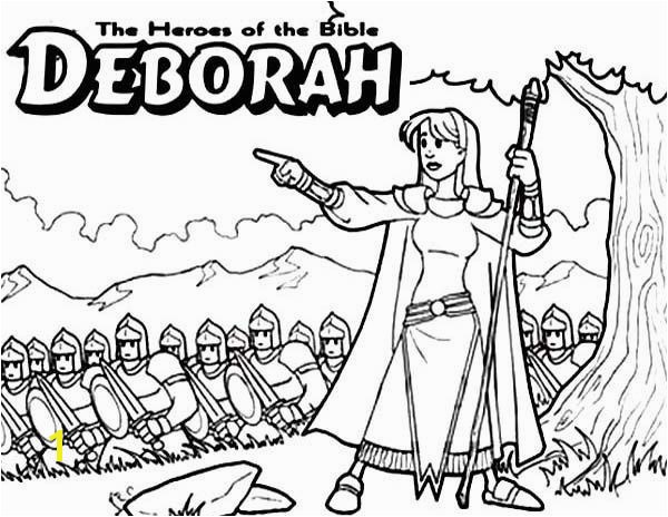 Deborah Bible Coloring Page 14 Unique Deborah Bible Coloring Page