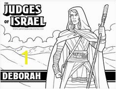 The Judges of the Bible Coloring Pages Great for your VBS Sunday School or