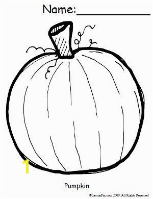 Free pumpkin coloring sheet