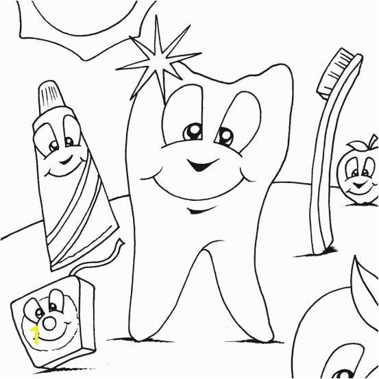 coloring sheets of dentist