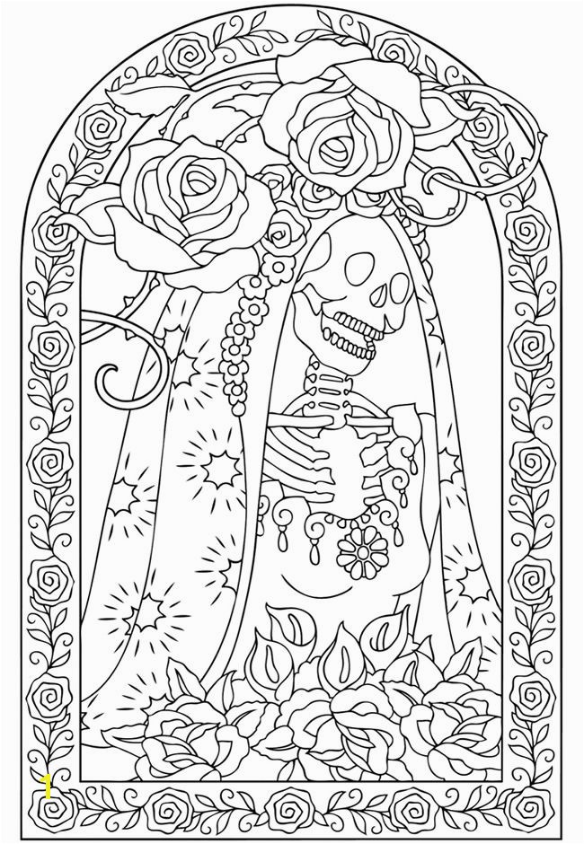 18awesome Day The Dead Adult Coloring Book More Image Ideas