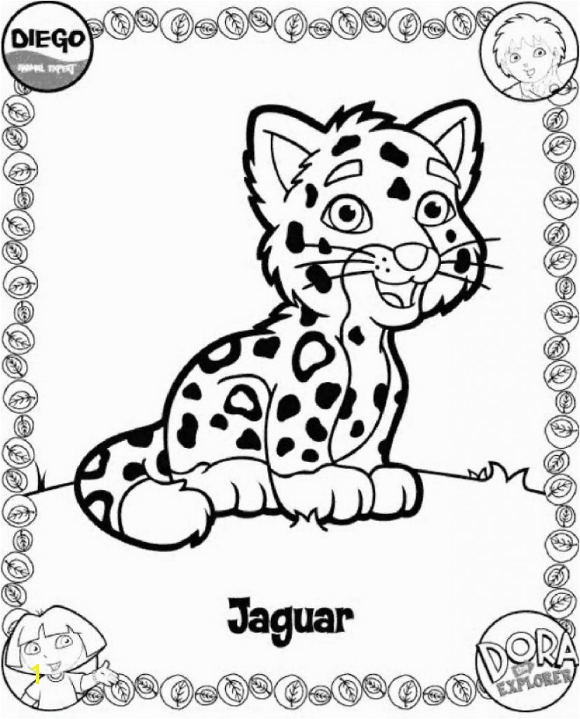 Insider Diego And Baby Jaguar Coloring Pages Print